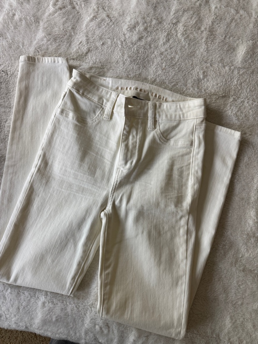 American Eagle Outfitters White Skinny Jeans